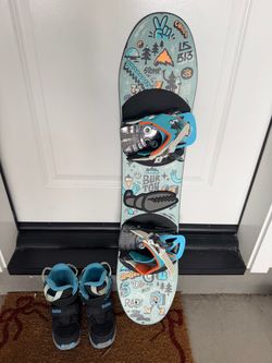 Burton Kids' After School Special Snowboard & Binding Package 90