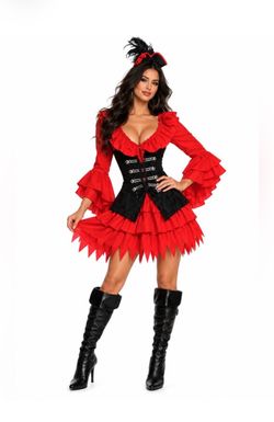 NWT Rubie's Treasure Chest Women's Pirate Costume Dress Size: Small