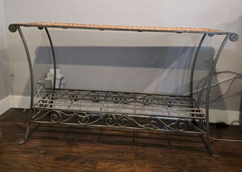 Wrought Iron Console Table