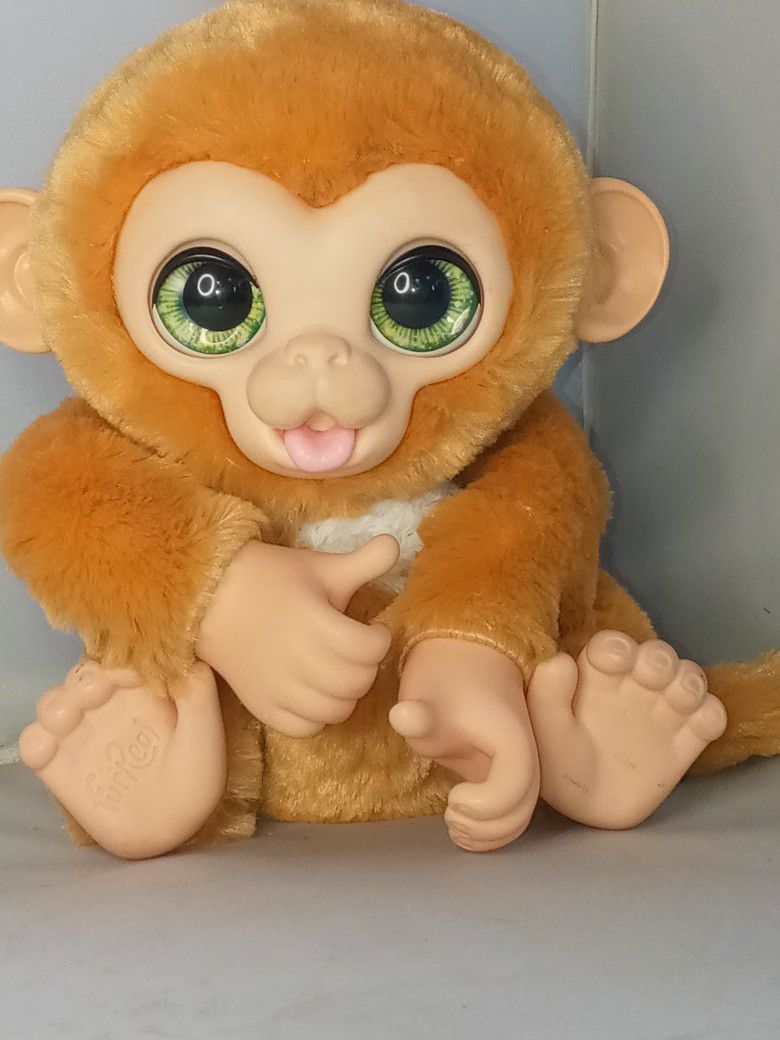 HASBRO A1650 FURREAL FRIENDS CUDDLES MY GIGGLY MONKEY, 2012  