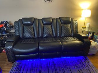 Pleather couch
