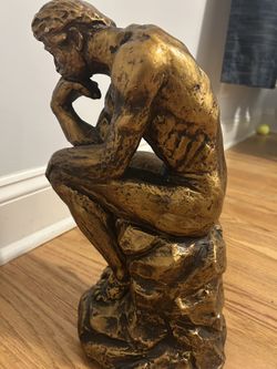 Thinking man sculpture