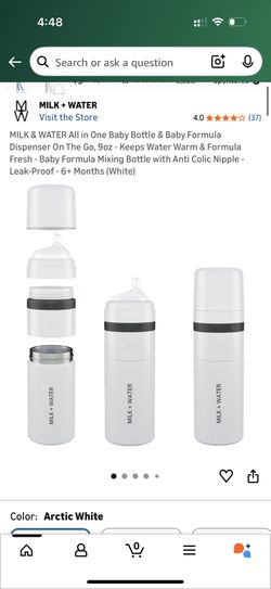 Milk + Water Baby Bottle Formula Feeding Baby Bottle 