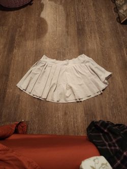 Large Women's White Swim Skirt