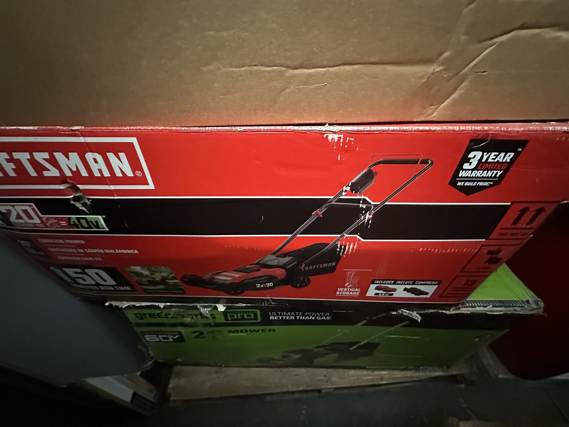 CRAFTSMAN V20 20 volt Max Cordless Battery Leaf Blower Lawn Mower