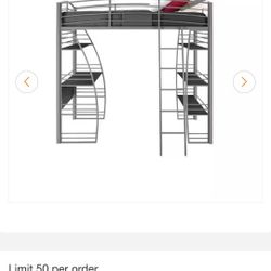 Twin Metal Loft Bed