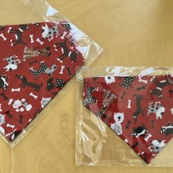  Collar Dog Bandanas - Brand New - FREE!