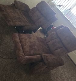 Two new recliner chairs