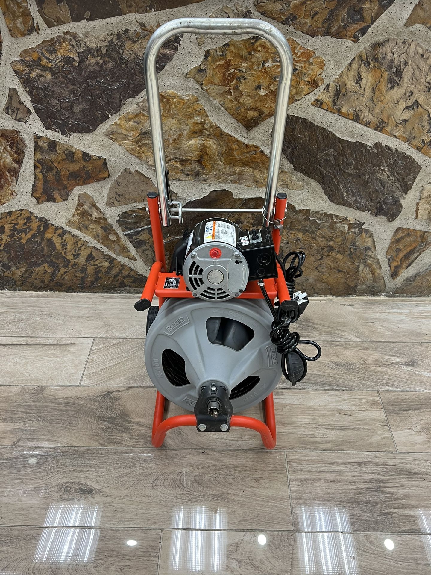 RIDGID K-400 T3 Powered Auto Feed Drain Cleaner Snake Auger Machine Like New!,Ridgid,Ridgid K-400 T3 Like NEW!!!,drain Snake,snake,sewer Rooter Snake,