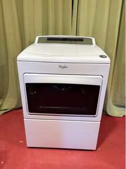 Whirlpool 7.4 cu. ft. Top Load Electric Dryer with AccuDry™ Sensor Drying Technology