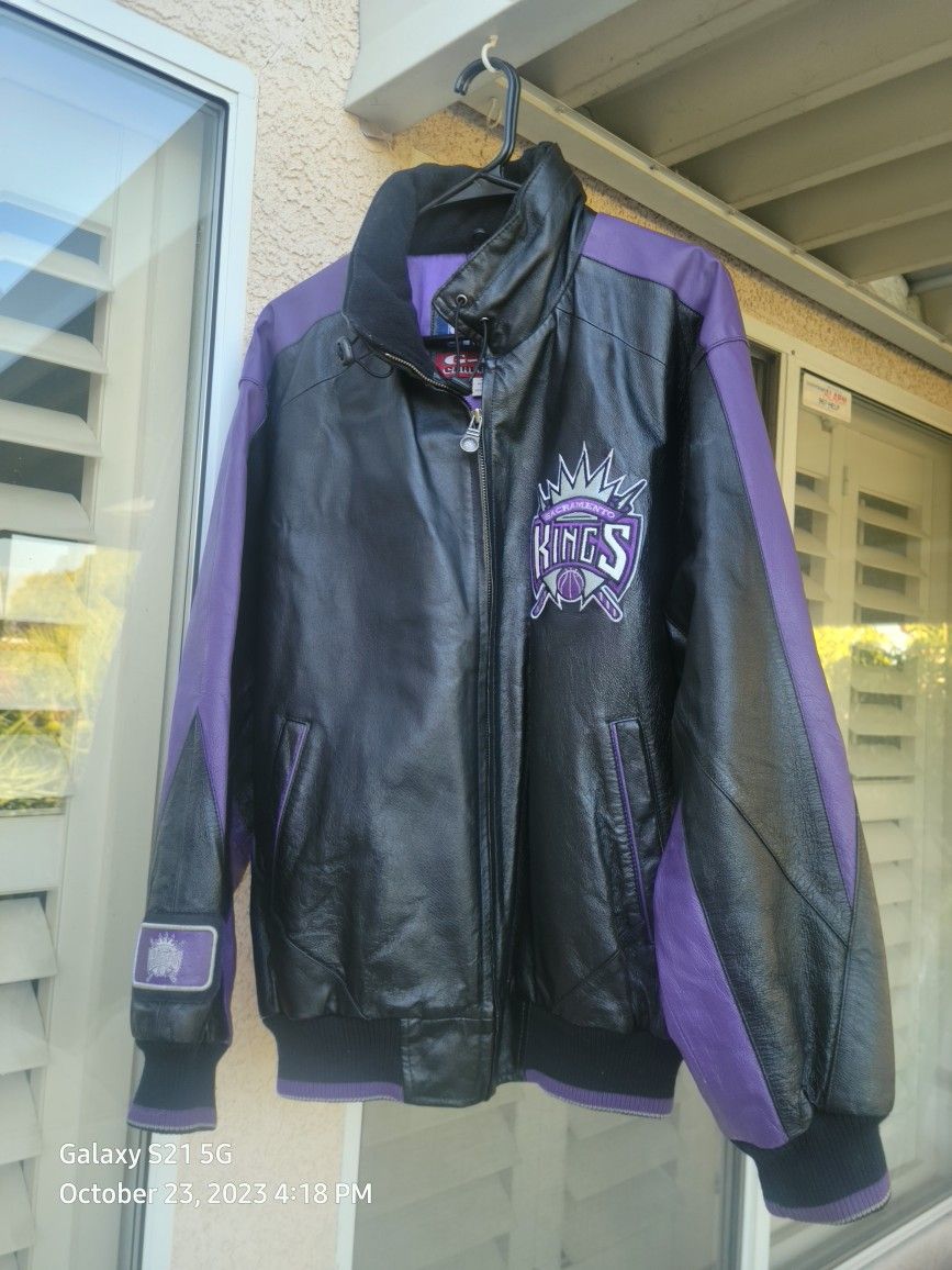 Sacramento Kings Leather Jacket