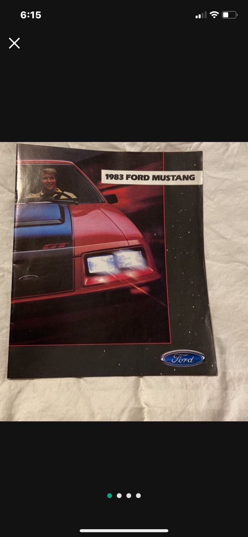 Original Factory 1983 Ford Mustang Brochure