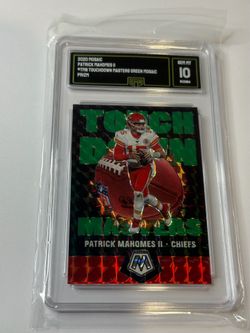 Patrick Mahomes II 2020 Mosaic Touchdown Masters GMA 10 Gem Mint