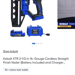 Kobalt nail gun