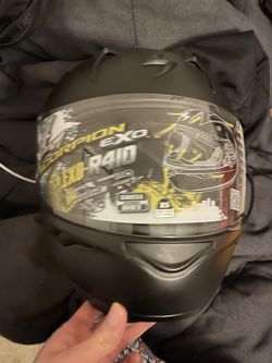 XS Motorcycle Helmet Scorpion Exo r410