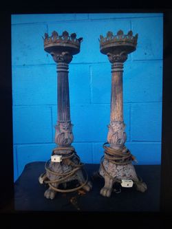ANTIQUES LAMPS EACH