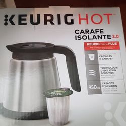Keurig Hot 2.0 Thermal Carafe - brand new still in box


