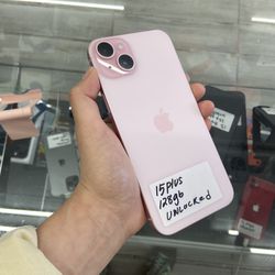 Pink 15 Plus Unlocked. Cash Or $50 Down W Approval 
