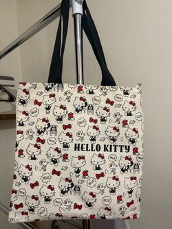 Hello Kitty Canvas Tote Bag