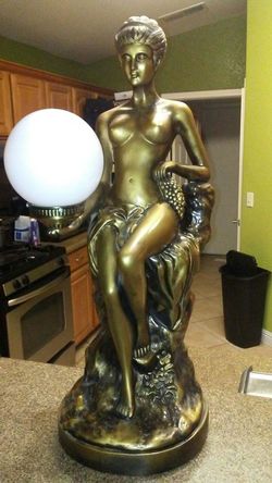 Very unique antique lamp