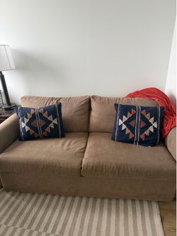 Sofa bed with pullout mattress