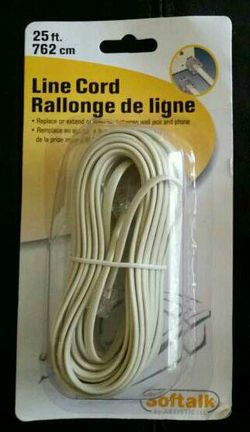 25 ft phone line cord