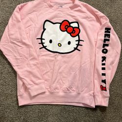 Hello Kitty Sweater Size Medium Pink