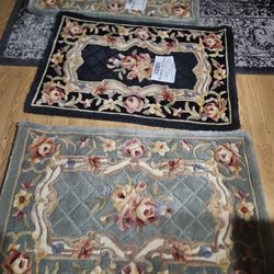 $80 Obo Each Vintage Rugs See Pictures For Info