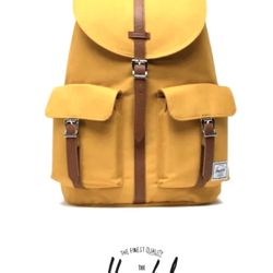 HERSCHEL DAWSON HARVEST GOLD Xtra Large back pack  Good pre owned