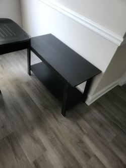 Black table 