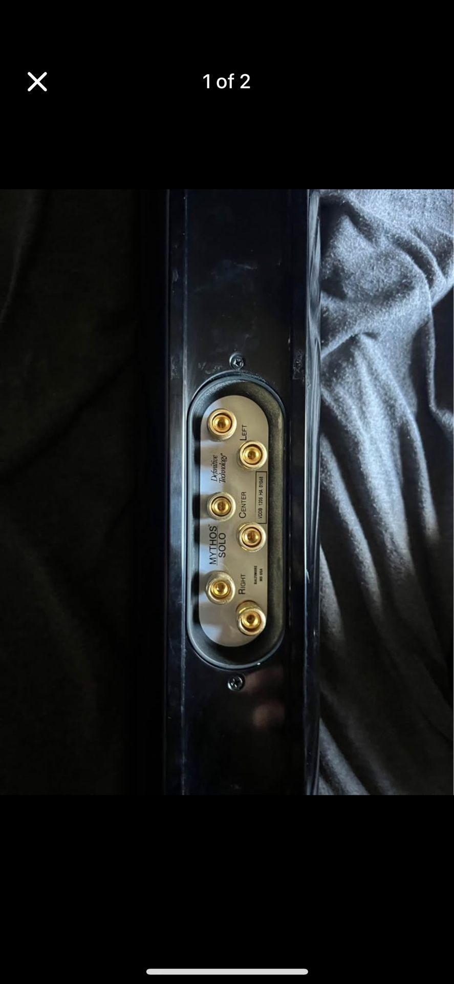 definitive mythos solo speaker