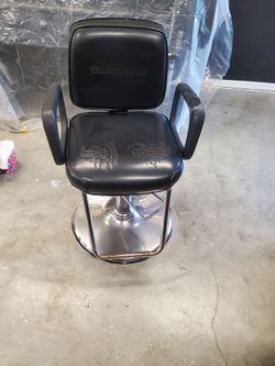 Barber hair stylist hydraulic pump chair