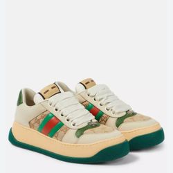 Gucci Screener leather sneakers in Multicolor | Stylemi