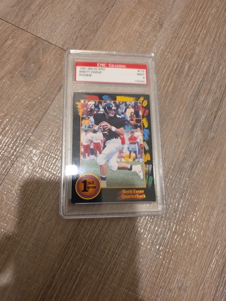 1991 Wildcard Brett Favre Rookie 1st Edition Grade 9 Mint
