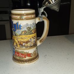 Hand Crafted Beer Stine From Germany