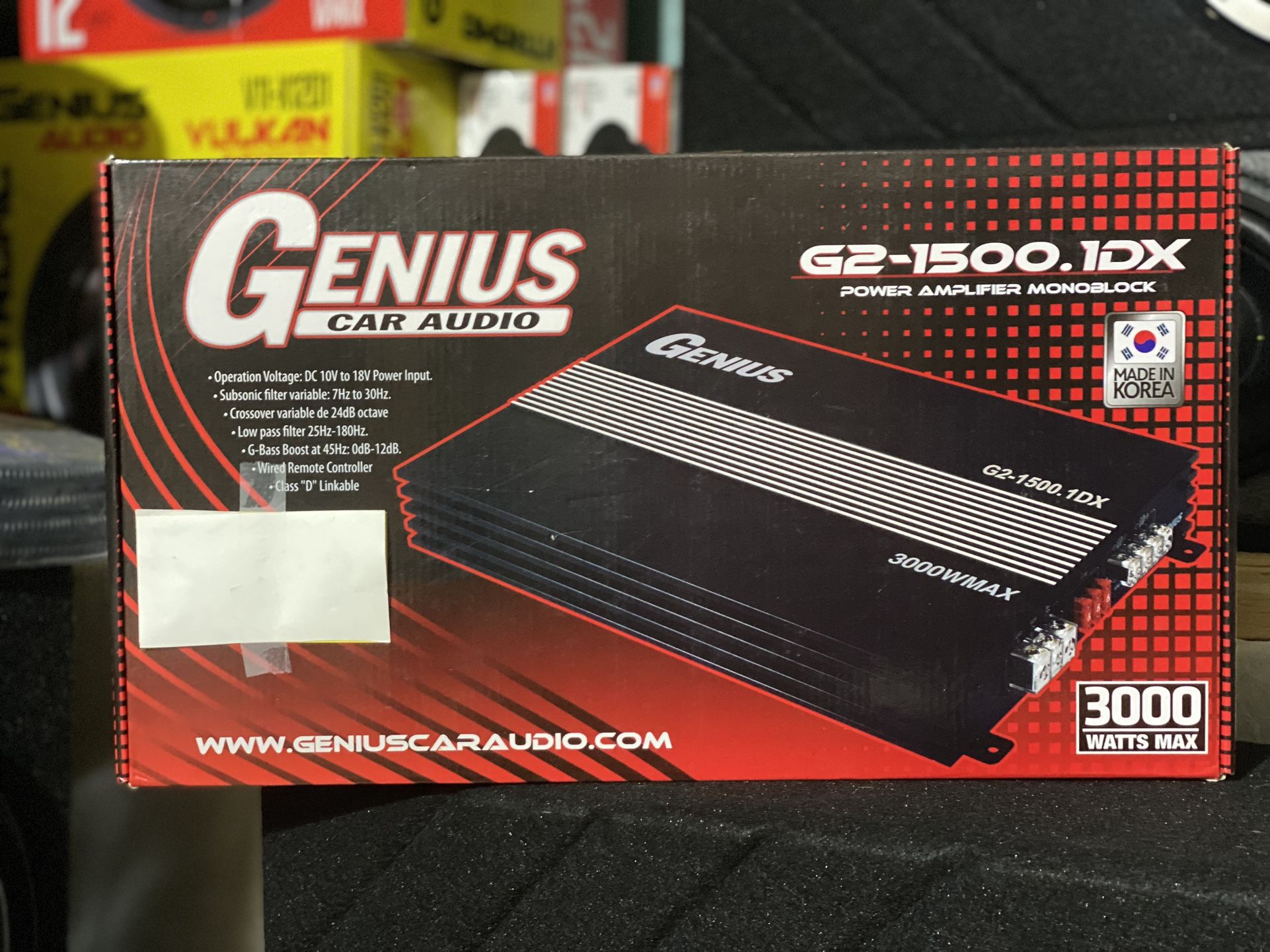 New Genius Audio 3000w Max Powe Class D Monoblock Amplifier  $320 Each 