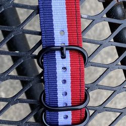 Apple Watch Red White And Blue Nylon Band 49/45/44/42