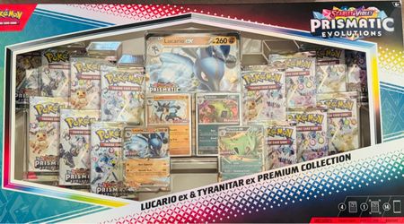 Prismatic tyranitar and lucario box