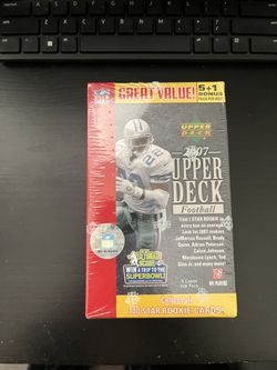 2007 Upper Deck Football Factory Sealed 6pack Blaster Box Brand New 