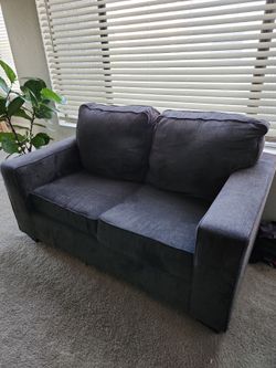 Dark gray couches