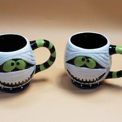 Set Of 2 Mummy Coffee Mugs 