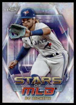 2023 Topps Stars of MLB Chrome Bo Bichette #SMLBC-25 Toronto Blue Jays A