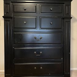 Black Wood Dresser