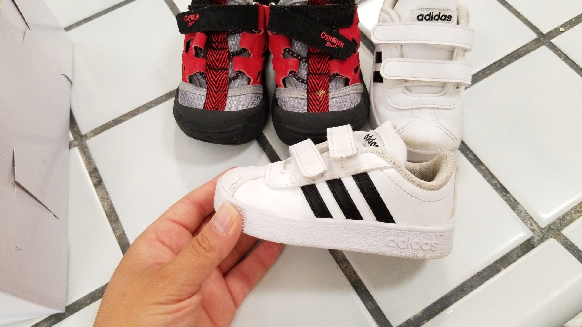 Addidas kids shoes, sandals