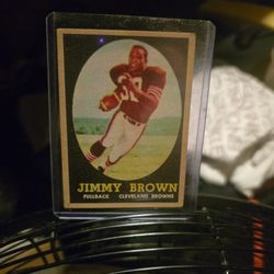 JIMMY BROWN FOOTBALL CARD