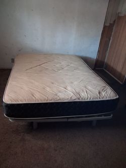 Queen mattress and frame