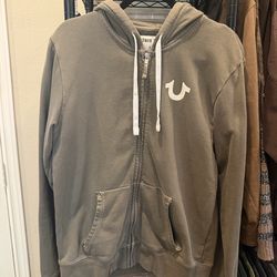 True Religion “World Tour Buddha” Zip Hoodie