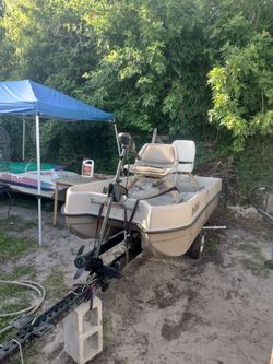 Boat  with trailer