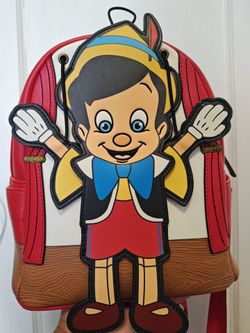 Loungefly Disney Pinocchio Mini Backpack and wallet