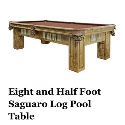 Custom Robinson saguaro pool table